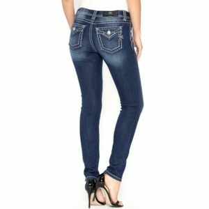 Miss Me | Skinny Pocket Jewel Bedazzle Bling Jeans